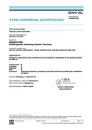 Typencertificaties DNV voor druktransmitter GT310 voor tankmeting